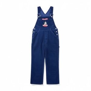Vintage‎ Mickey Overalls Medium Unlimited Jerry Leigh Navy Blue Corduroy Utility